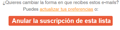 Anular suscripción a lista GDPR