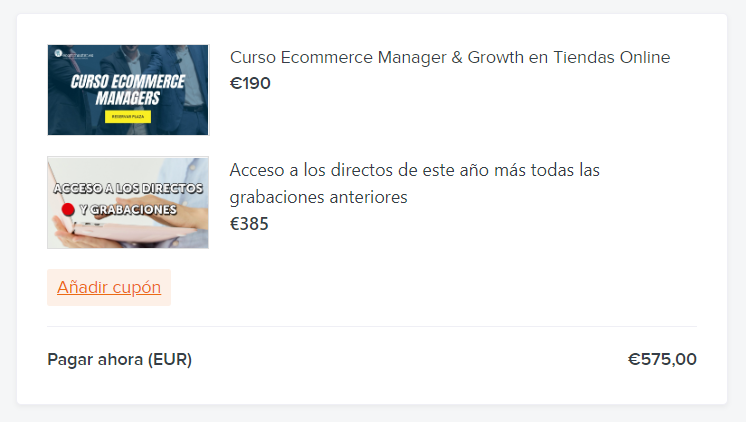 Checkout Curso Ecommerce Manager