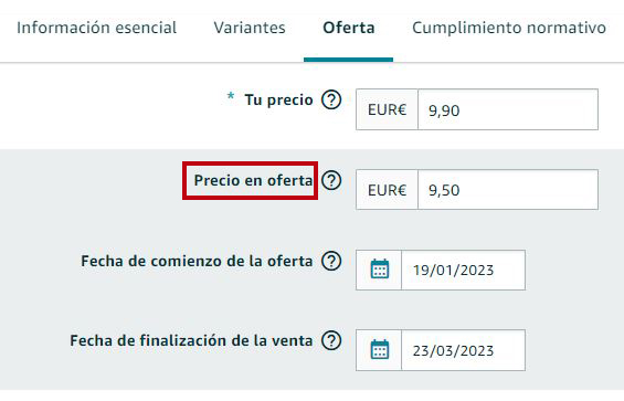 Precio-en-Oferta-Amazon Descuentos, Cupones y Promociones en Amazon para tus Productos: 4 formas de hacerlo