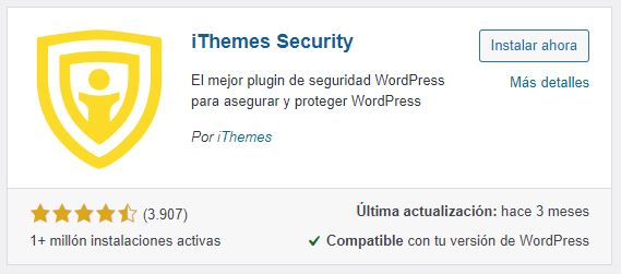 plugin seguridad ithemes wordpress