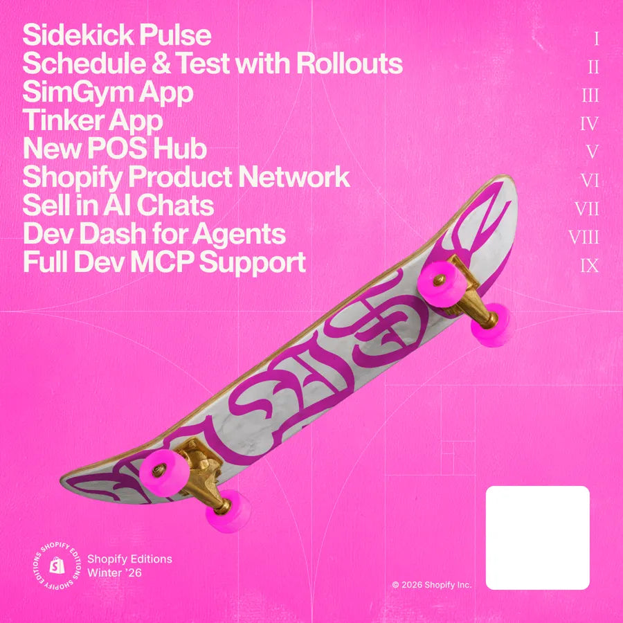 Shopify-Editions-Winter-2026-Renaissance-grafico-oficial Shopify Editions otoño 2026: novedades de Exponential, IA y comercio con agentes